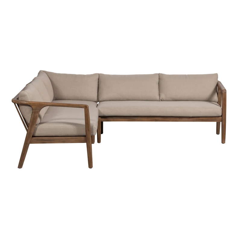 Biam loungeset garten akazienholz natur/sand