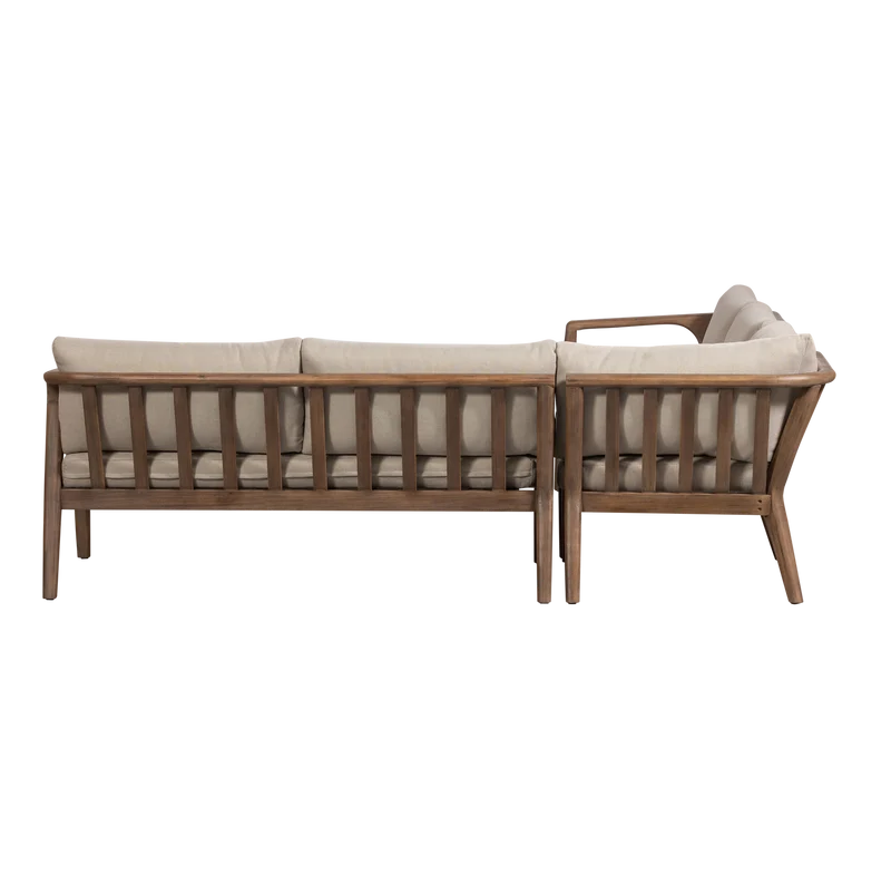 Biam loungeset garten akazienholz natur/sand