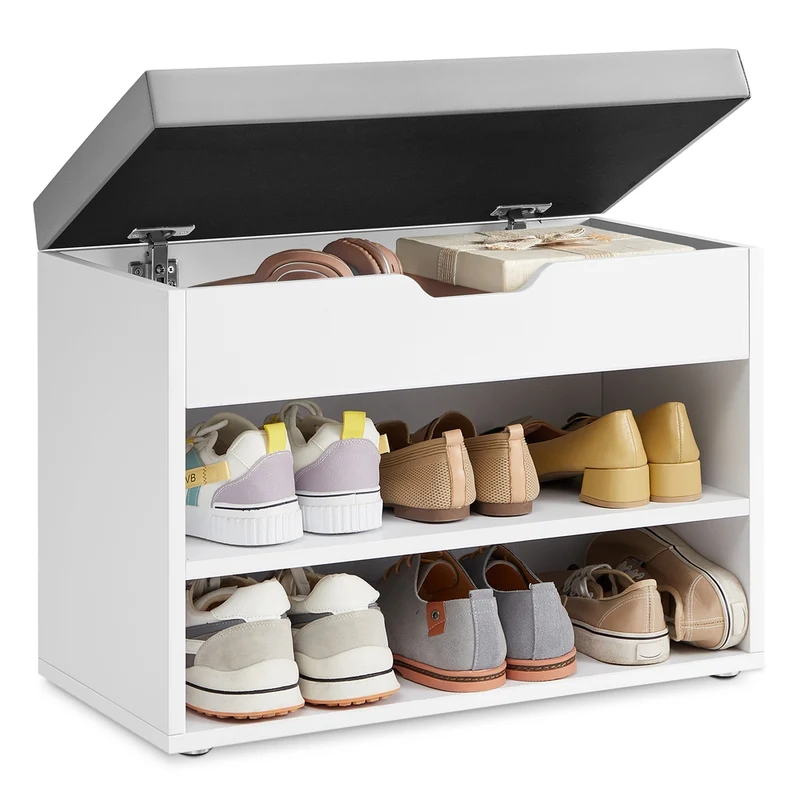 Schuhbank mit Kissen