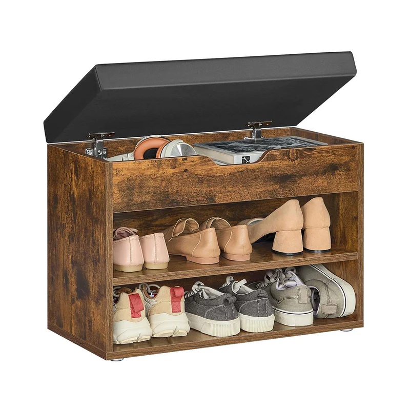 Schuhbank mit Kissen