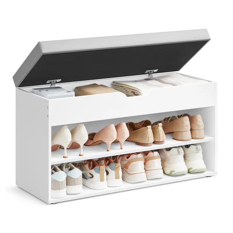 Schuhbank mit Kissen