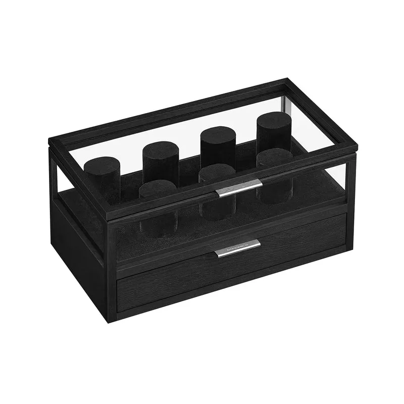 Uhrenbox 2 Ebenen mit 7 Uhrenkissen Geschenkidee