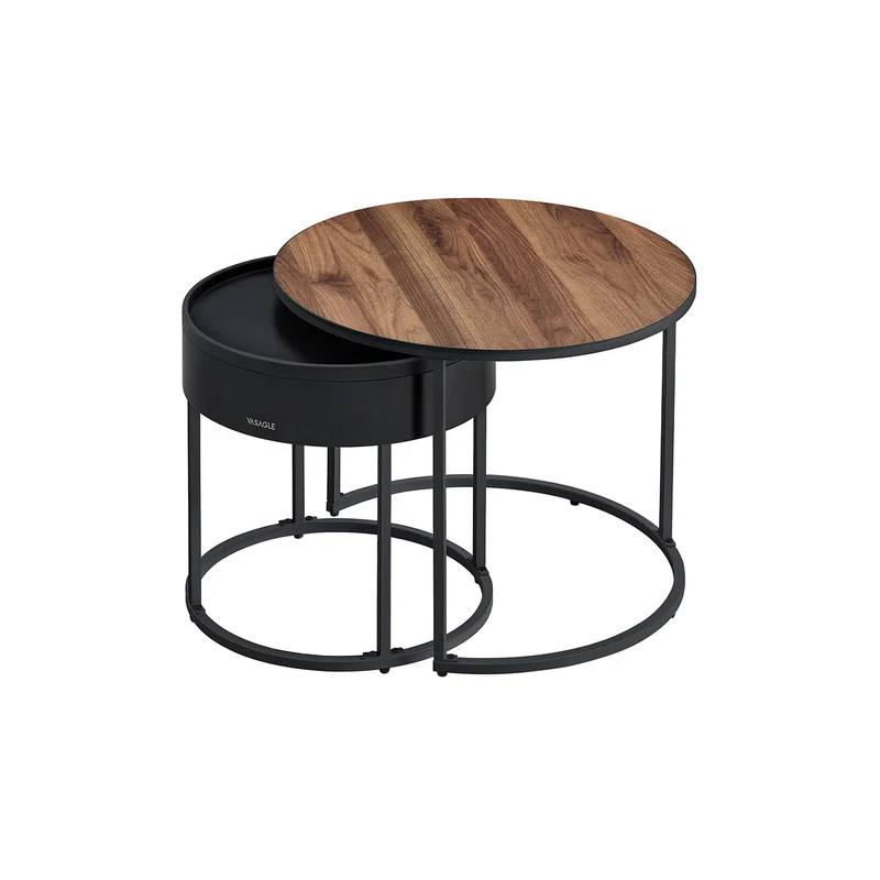 Couchtisch rund 2er Set