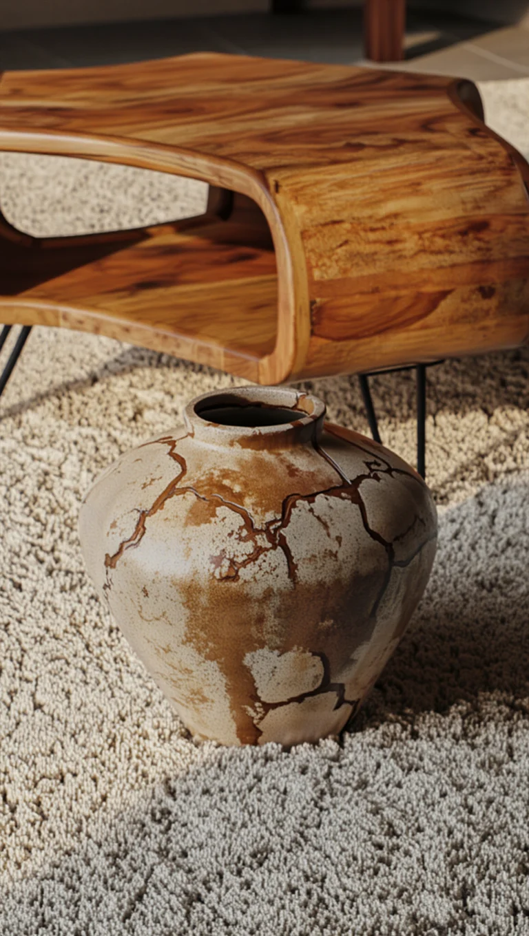 Couchtisch Sheesham Holz in Landhaus-Stil mit Stauraum, Maße 55x38x55 cm