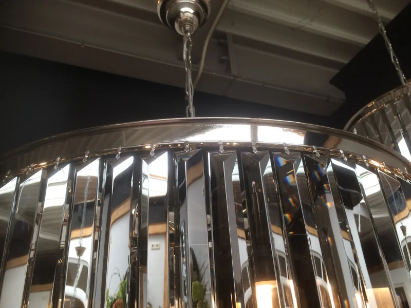 Kronleuchter Kristall, Hängelampe aus Glas, Durchmesser 116 cm