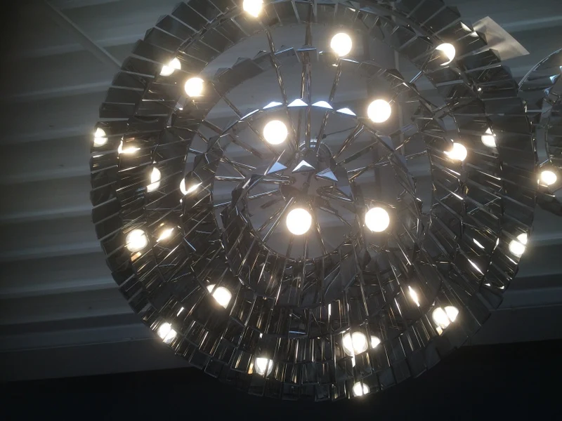 Kronleuchter Kristall, Hängelampe aus Glas, Durchmesser 116 cm