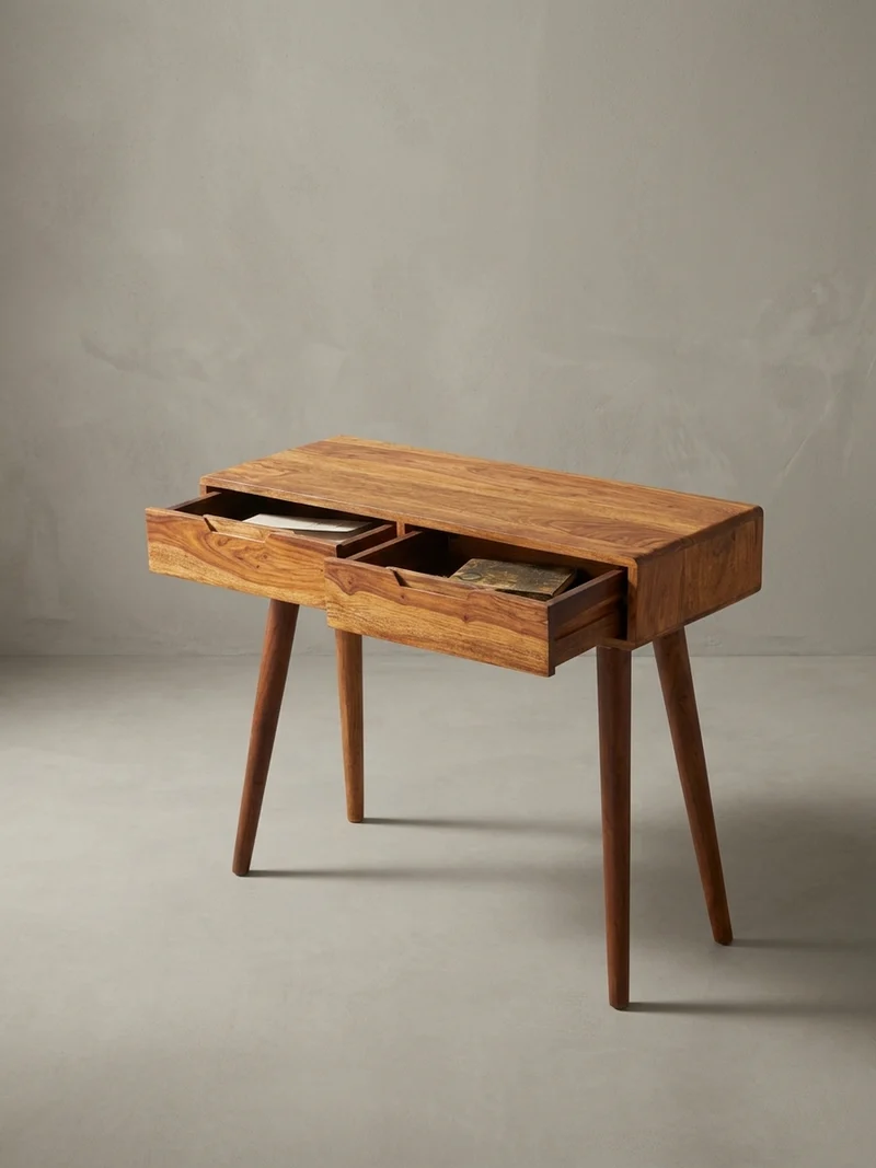 Konsolentisch – Massivholz, 90 cm, handgefertigt, Landhausstil