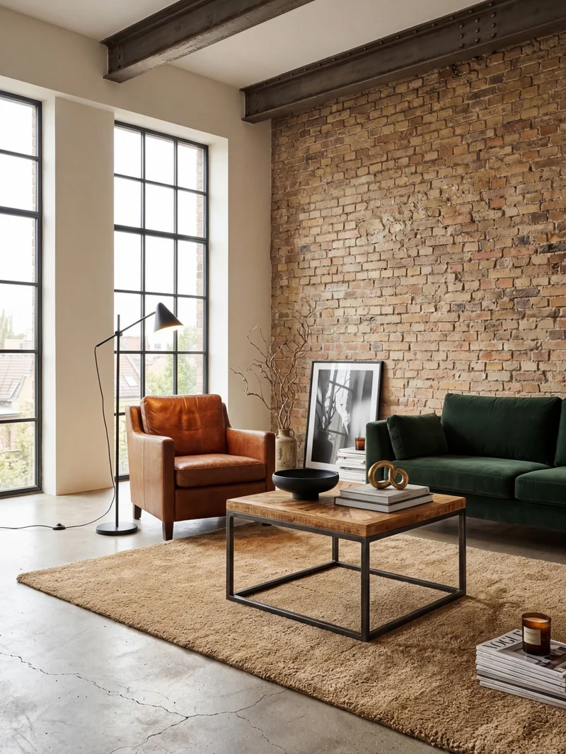 Couchtisch Mangoholz Modernes Design Große Ablagefläche Stabile Beine