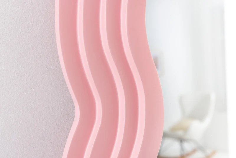 Extravaganter Rundbogen Design Spiegel 160x80cm FORMOSA rosa