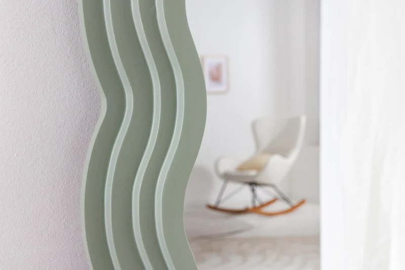 Extravaganter Rundbogen Design Spiegel 160x80cm FORMOSA grün