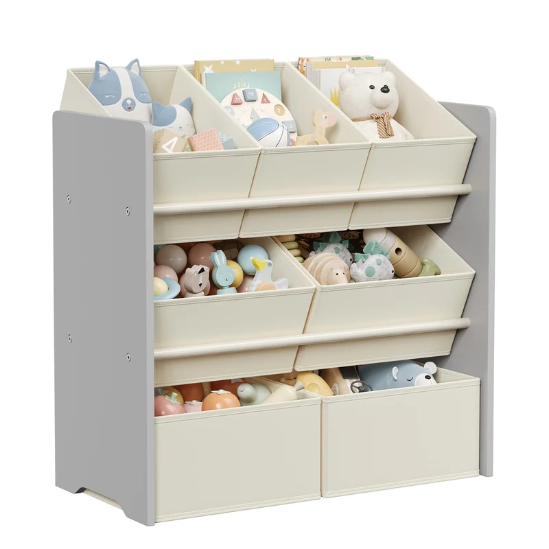 Kinderzimmer-Regal mit 7 Boxen