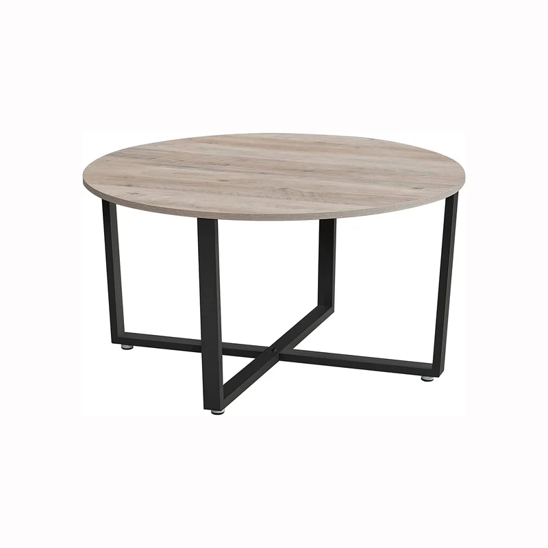 Runder Wohnzimmertisch im Industrie-Design
