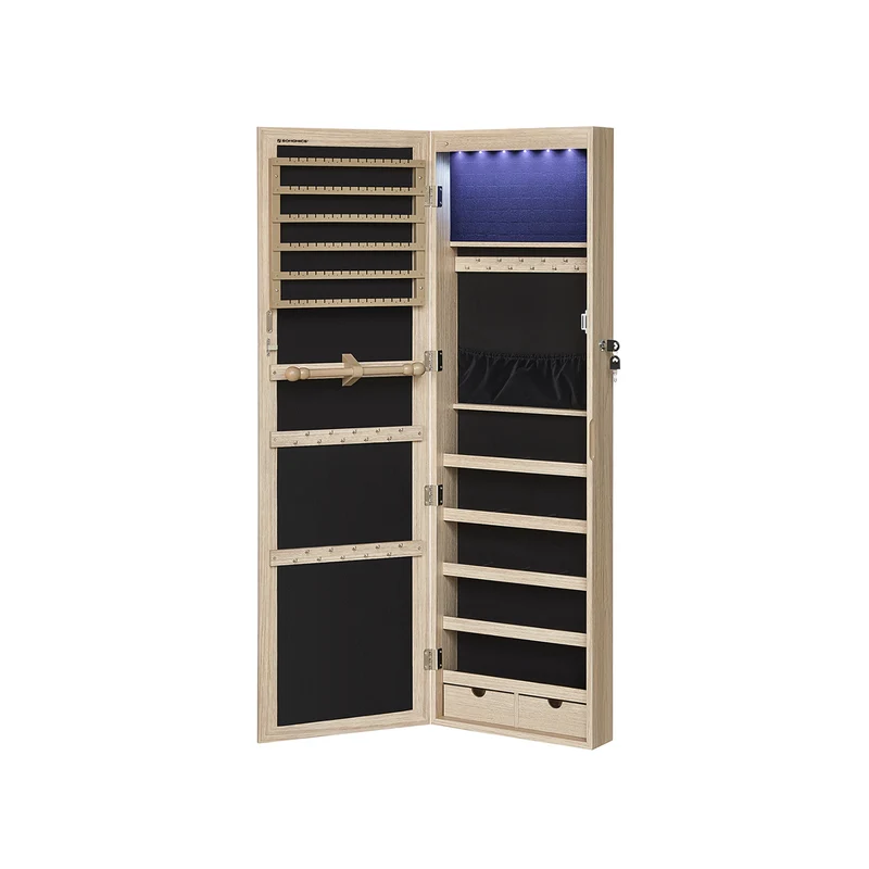 Abschließbarer Schmuckschrank zur Wandmontage
