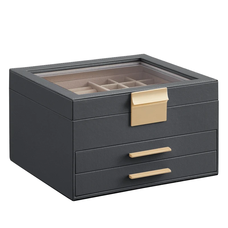 Schmuckbox mit Glasdeckel