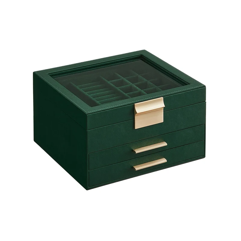 Schmuckbox mit Glasdeckel