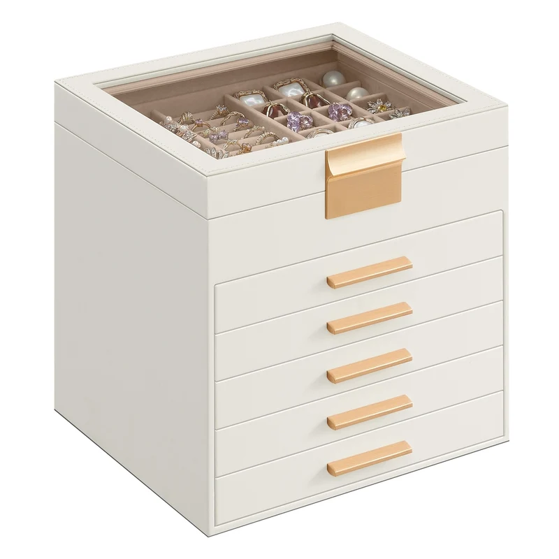 Schmuckbox mit Glasdeckel