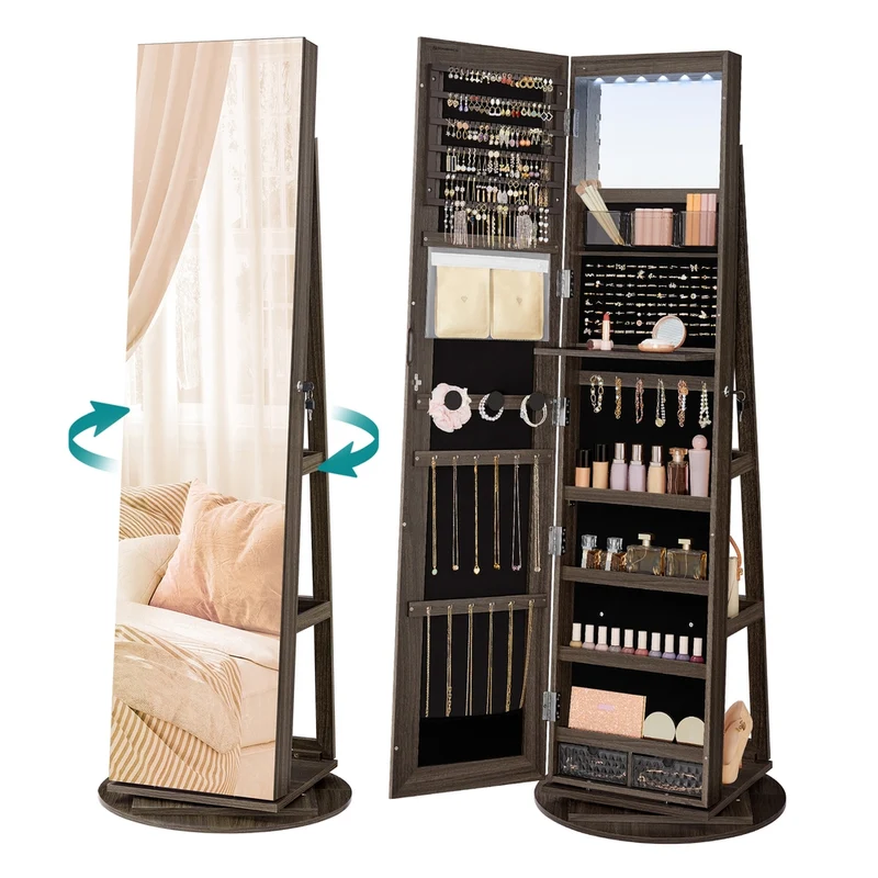 Schmuckschrank mit Spiegel