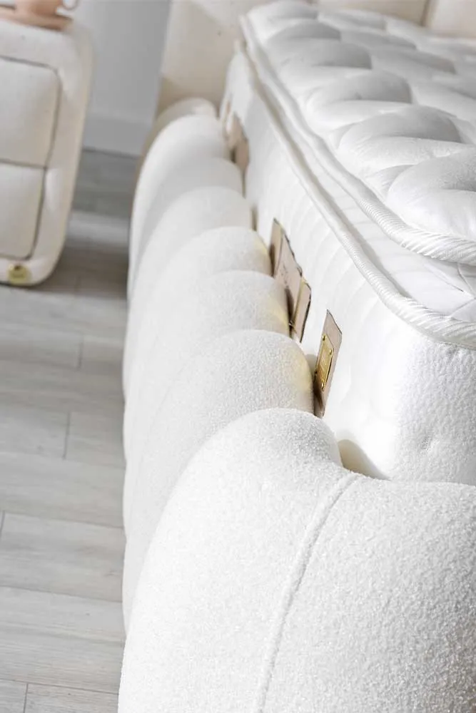 Bambi Vanilla Dream Boxspringbett-Set Viskose Baumwolle Naturfaser 34cm H3