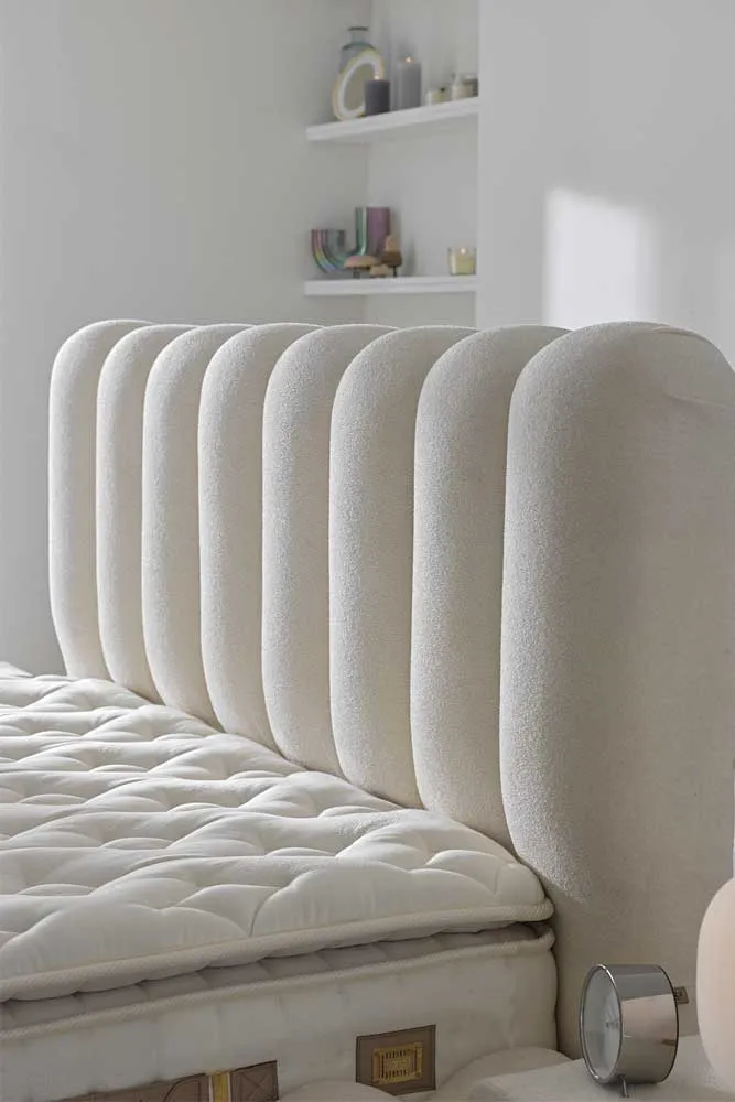 Bambi Vanilla Dream Boxspringbett-Set Viskose Baumwolle Naturfaser 34cm H3