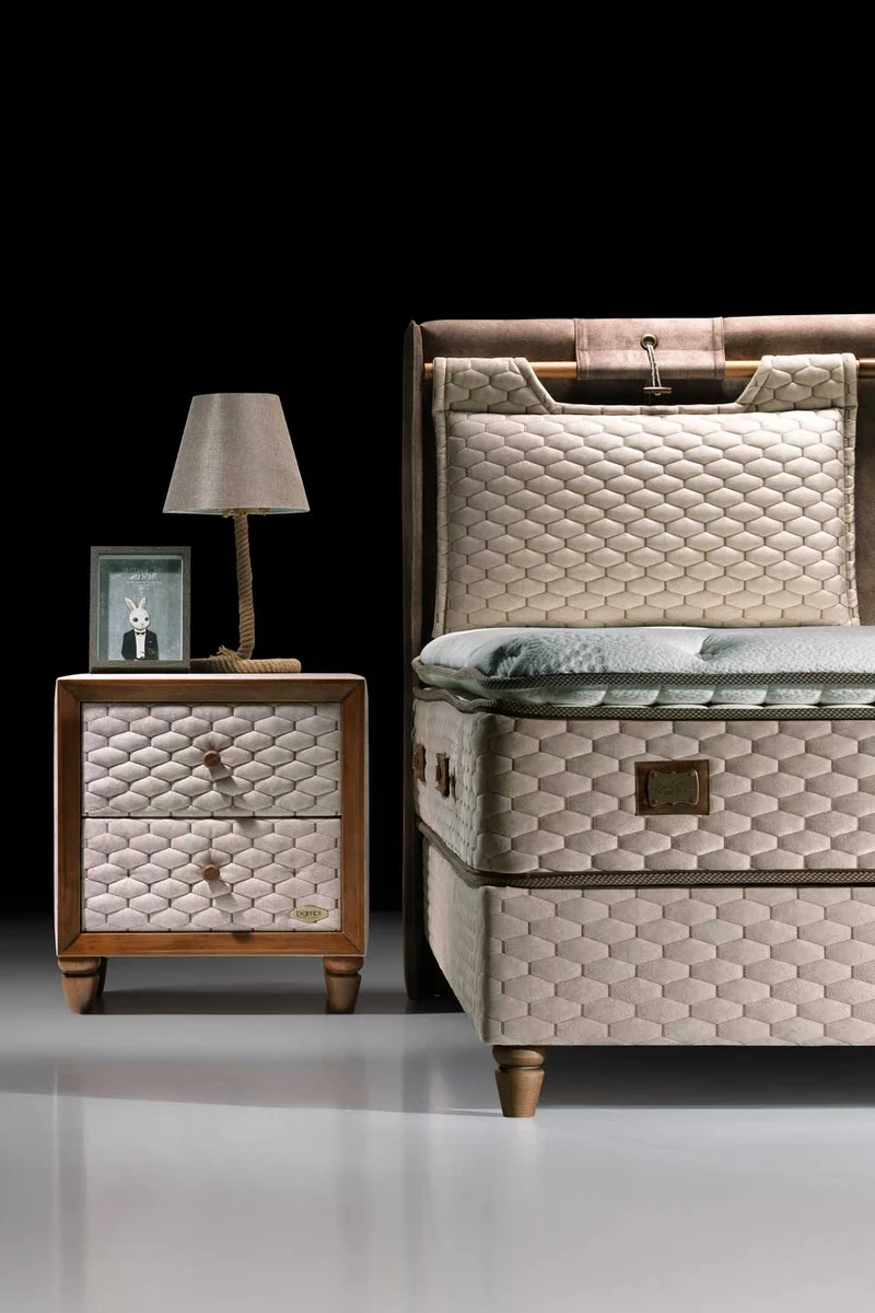 Bambi Magnasand Therapy Boxspringbett-Set Magnetfeld Wellness Sand 30cm H3