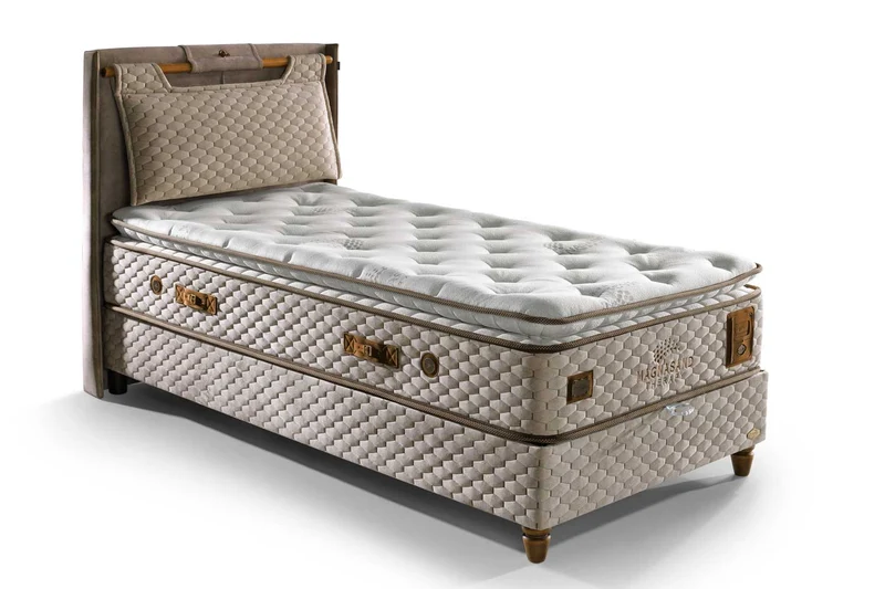 Bambi Magnasand Therapy Boxspringbett-Set Magnetfeld Wellness Sand 30cm H3