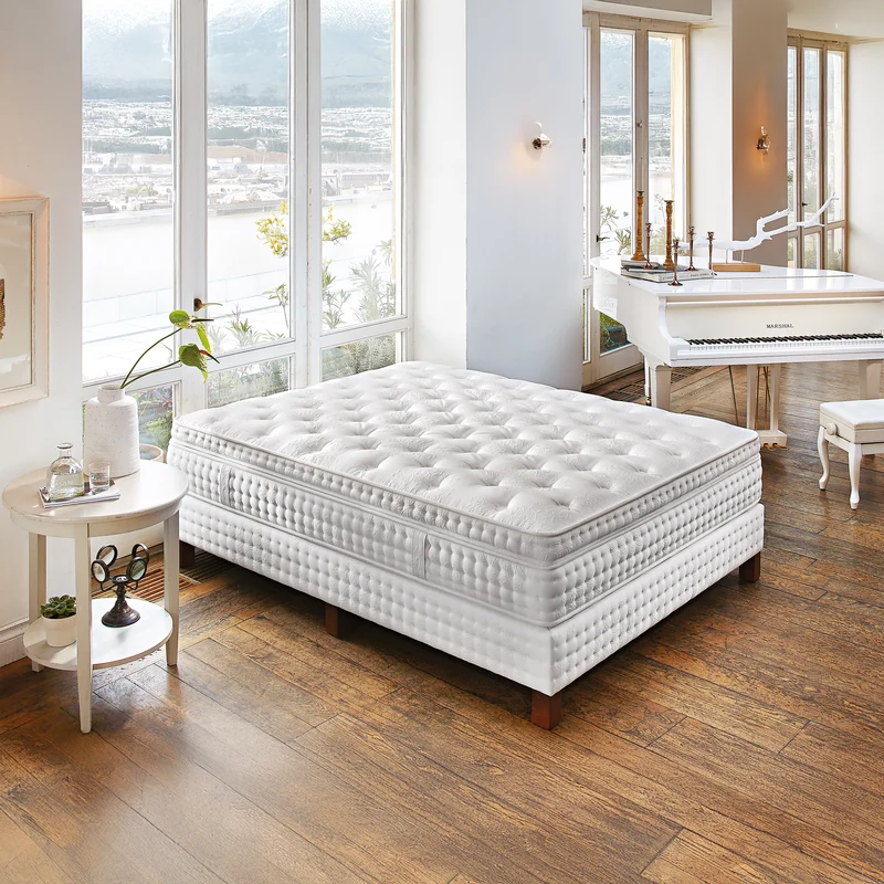 Sofort Lieferbar - Royal Comfort Matratze – 5-Zonen-Federkern, 33 cm Höhe, Allergikerfreundlich , Topper & Hycare-Bezug für erholsamen Schlaf