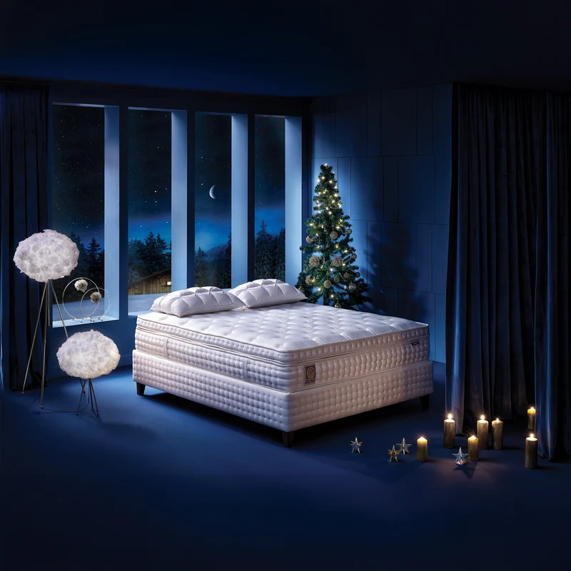 Sofort Lieferbar - Royal Comfort Matratze – 5-Zonen-Federkern, 33 cm Höhe, Allergikerfreundlich , Topper & Hycare-Bezug für erholsamen Schlaf