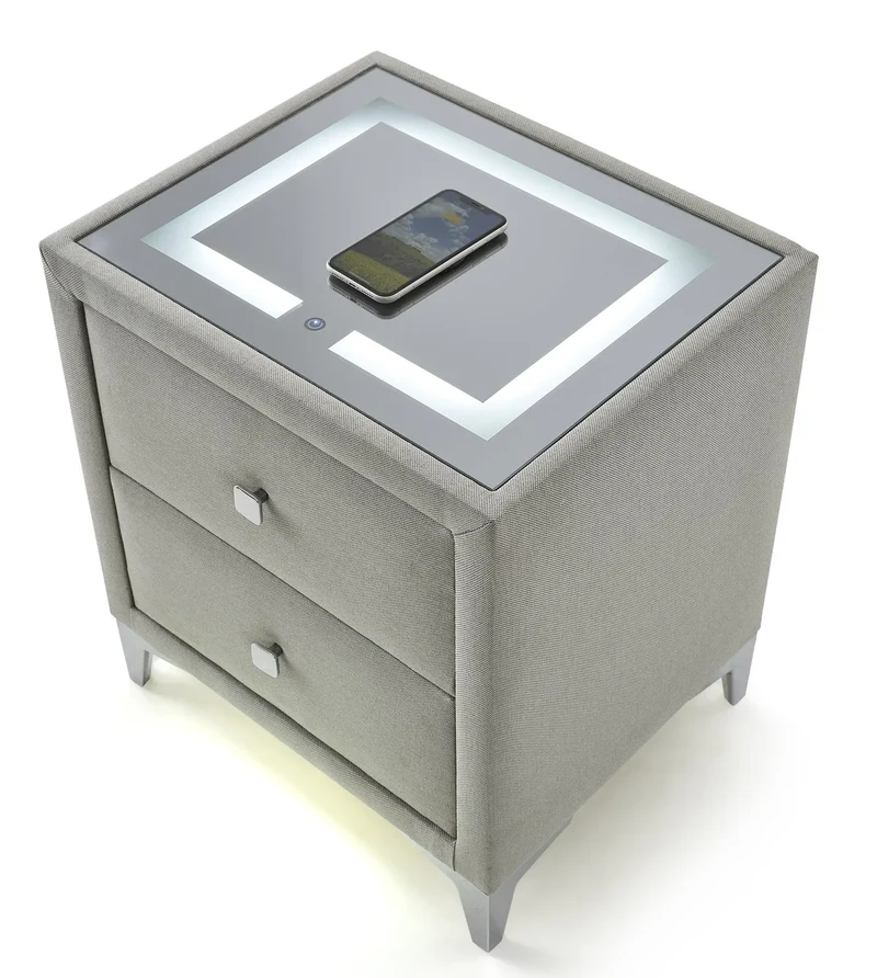 Edison: Smart Nachttisch mit Wireless Charging & LED