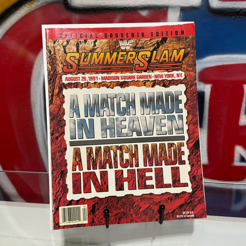 WWF Summerslam 1991 Event Program Magazine