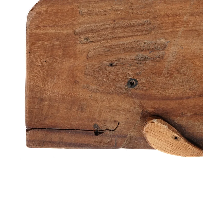 HOLZ Aufhänger "WAL" | 2 Größen | Wal Wandbild, DIY Wanddeko | Größe: 35 cm