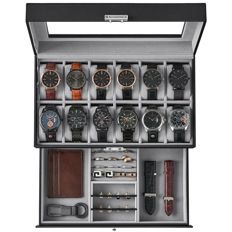 Uhrenbox mit 2 Etagen