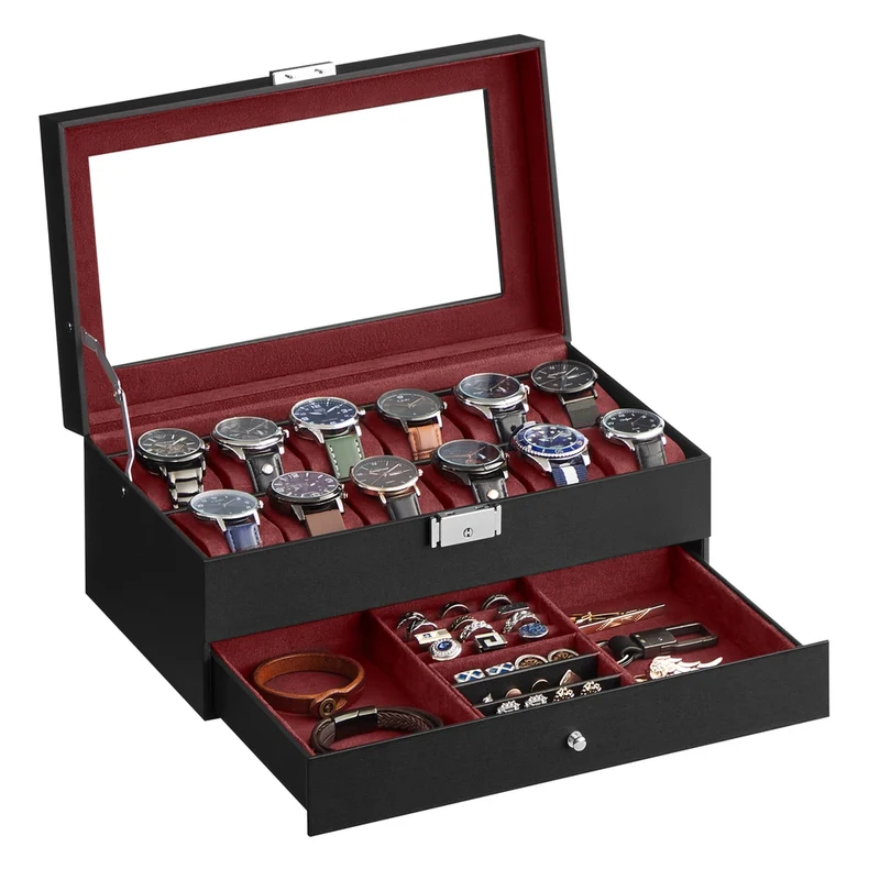 Uhrenbox mit 2 Etagen