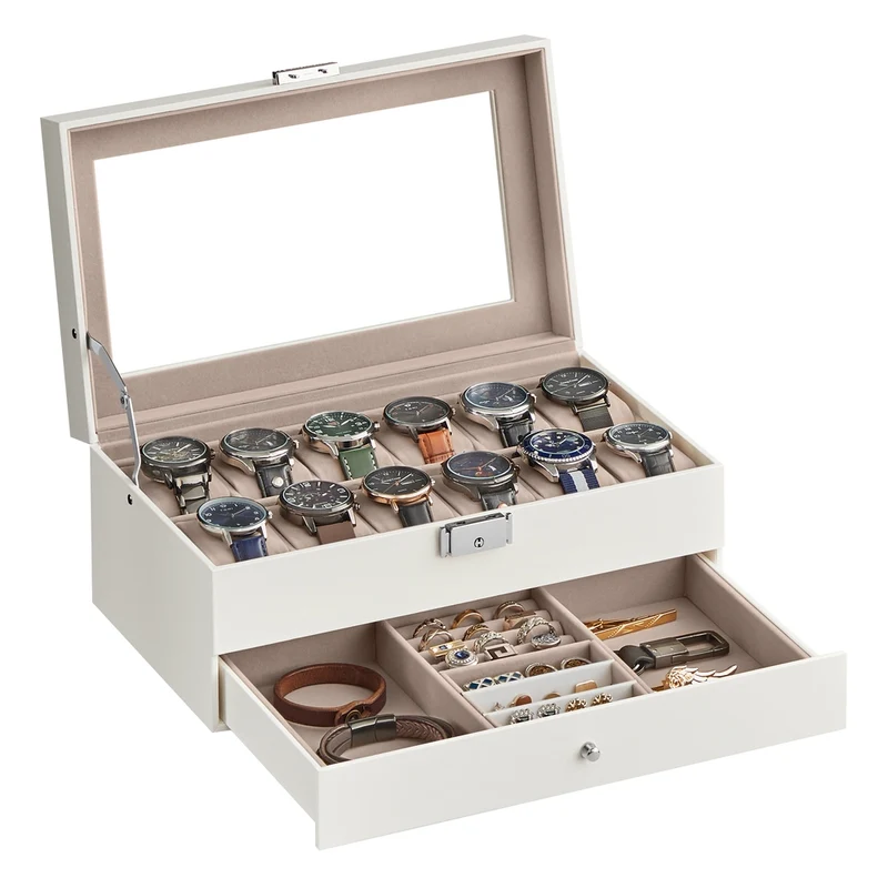 Uhrenbox mit 2 Etagen