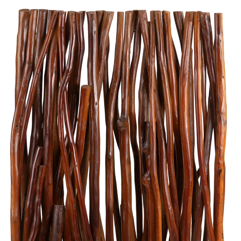 RAUMTEILER "TEKEA" | 130 cm, Teakholz | Äste Paravent