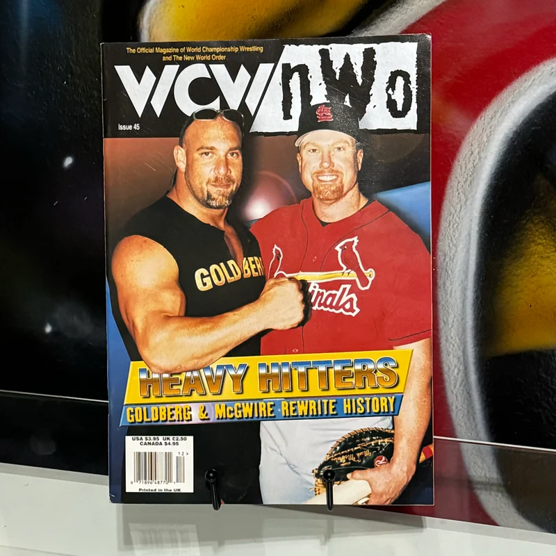 WCW NWO Issue 45 Goldberg & Mark McGuire Heavy Hitters Magazine