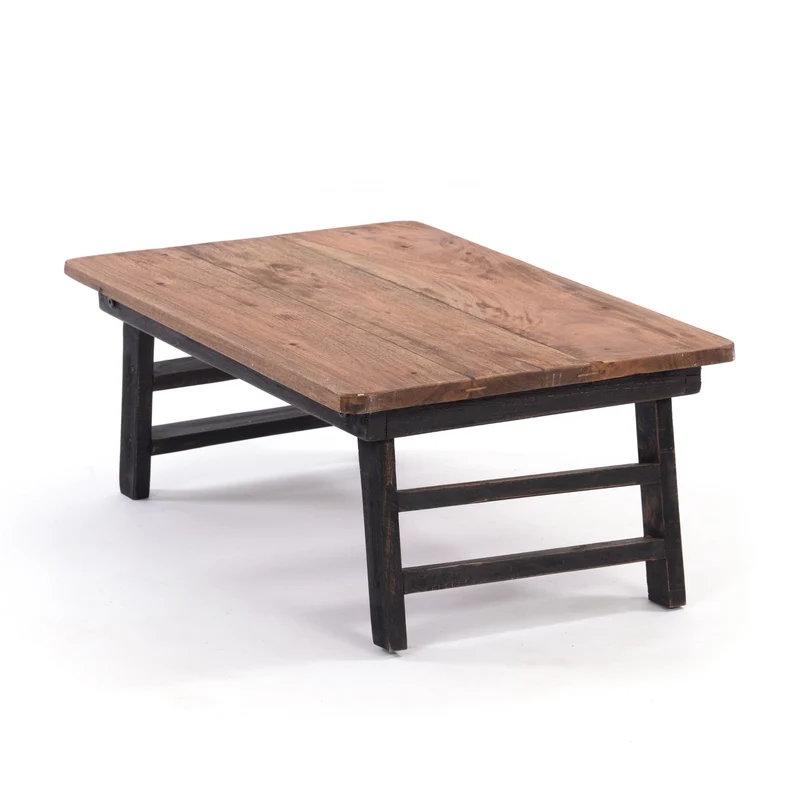 TABLETTTISCH "FOLD" | Mahagoni, 60x40 cm | Frühstückstablett | Farbe: 04 schwarz-natur