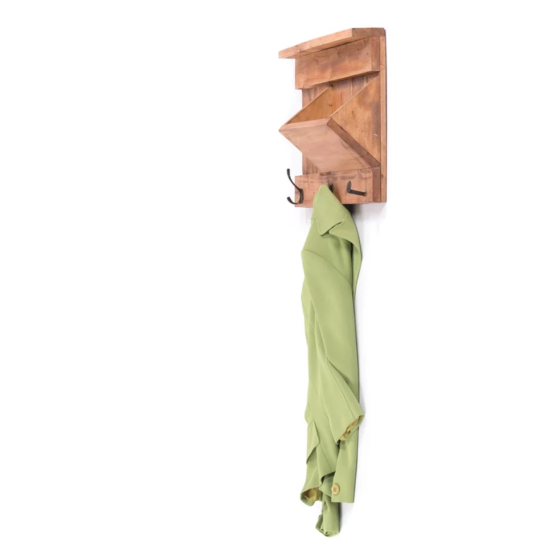 SCHLÜSSELBRETT "NATURA 50" | 50x35x13cm (BxHxT), Staufach | Garderobe | Farbe: 08 honigfarben gewachst