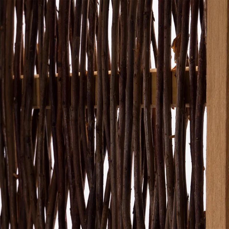 RAUMTEILER "BOSCA" | Weidenholz, 170 cm | Natur Paravent