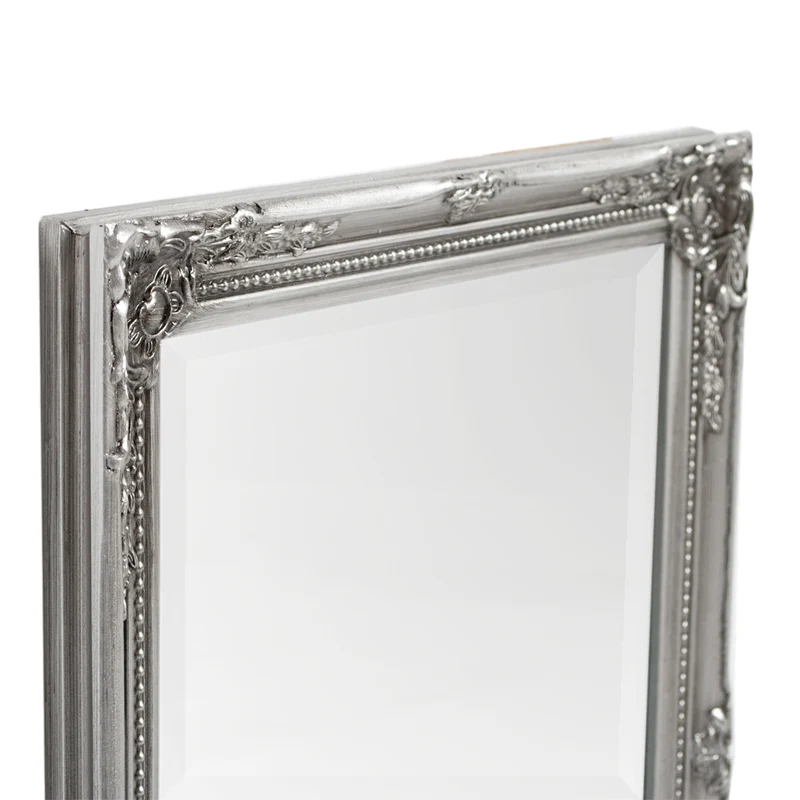 Spiegel GRACY barock Antik-Silber 150x40cm