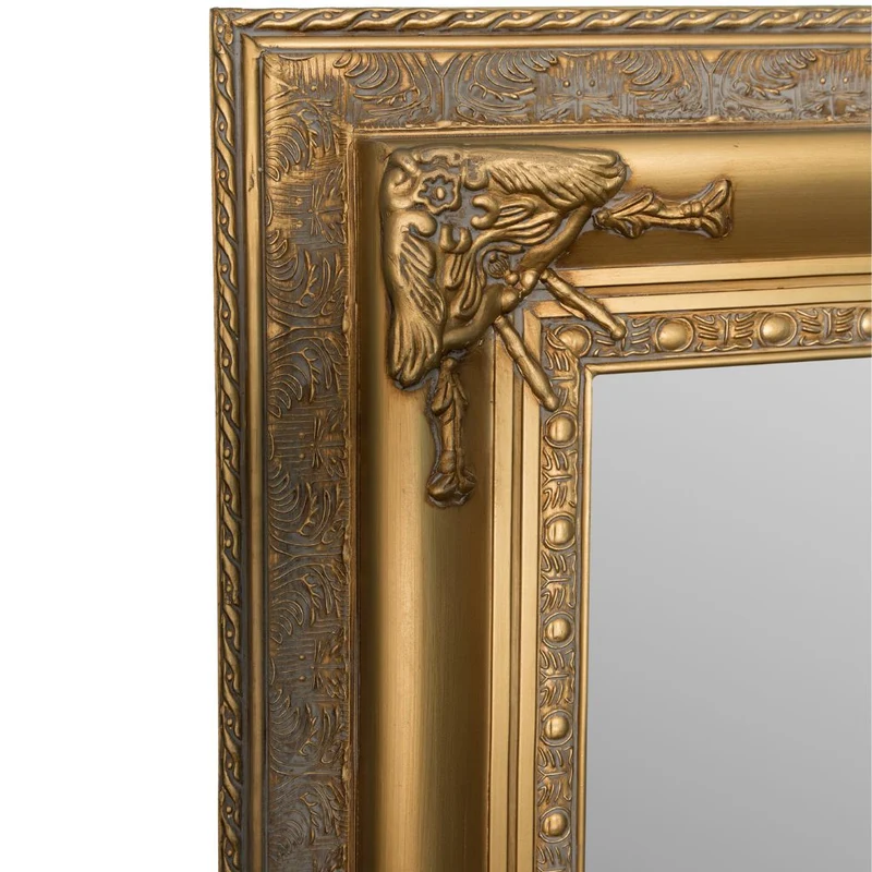 Barock Spiegel AMPIO antik-gold 120x90cm Wandspiegel Holzrahmen