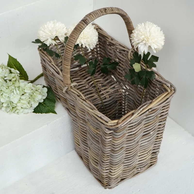 Treppen-Pflanzkorb VERONA natural ca.43cm Treppenkorb Kubu Grey