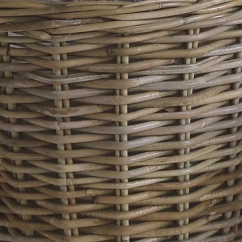 Natur Rattan Pflanzkorb AMRUM Kubu Grey ca.H40cm Pflanztopf