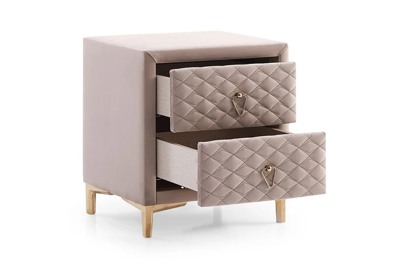 Bambi Luxia Boxspringbett-Set Extra Fest Steinsalz Taschenfederkern 30cm H4-H5