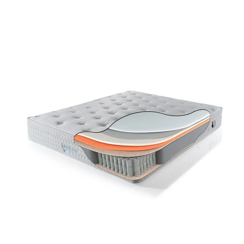 Climalatex Matratze mit 3 cm natürlicher Latexschicht, Climatex-Stoff, 5-Zonen-Taschenfedersystem – Optimale Unterstützung, Druckentlastung und gesundes Schlafklima