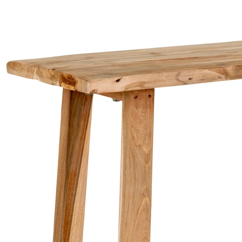 Teak Konsolentisch NIRONA-Plus 100cm recyceltes Massivholz Konsole