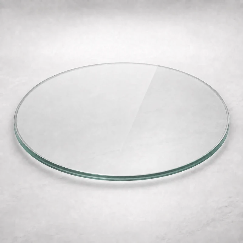 Glasplatte TERRY 60cm Rund 6mm Gehärtetes Glas
