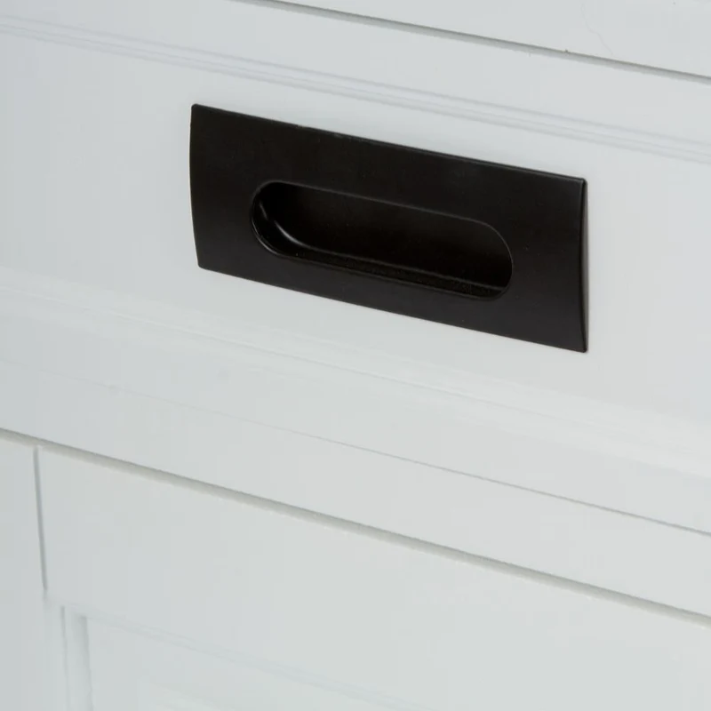 Edle Landhaus Kommode CHALET 130cm weiss-braun Highboard