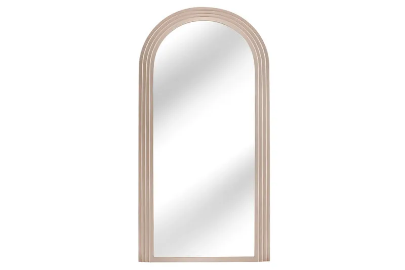 Design Rundbogen Spiegel 160x80cm FORMOSA greige Wandspiegel