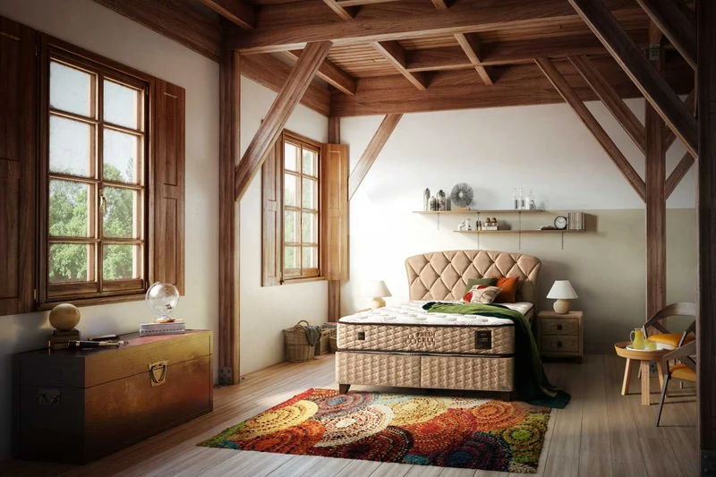 Bambi Freshcell Prime Boxspringbett-Set H3 Nanotechnologie Wendematratze