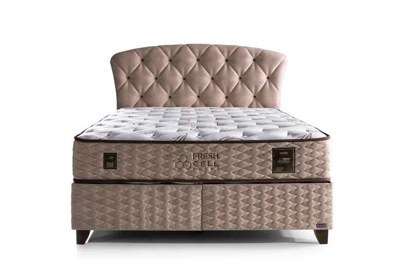 Bambi Freshcell Prime Boxspringbett-Set H3 Nanotechnologie Wendematratze